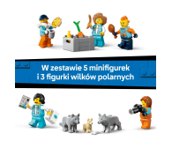 LEGO City 60471 Ciężarówka z laboratorium arktycznej odkrywczyni - 1331646 - zdjęcie 8